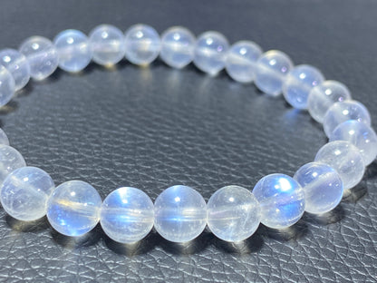 AAAA+ Moonstone Bracelet Collectible Quality Moonstone Bracelet,7.4mm Bracelet,Girls Bracelet,Anniversary Gifts,Gems Bracelet ET0364