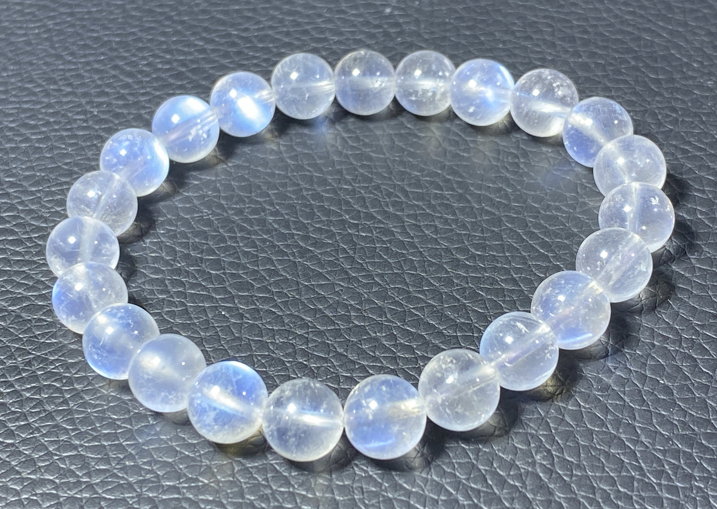 AAAA+ Moonstone Bracelet Collectible Quality Moonstone Bracelet,8.3mm Bracelet,Girls Bracelet,Anniversary Gifts,Crystal BraceletET731