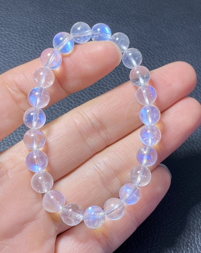 AAAA+ Moonstone Bracelet,Collectible Quality Moonstone Bracelet,8.3mm Bracelet,Girls Bracelet,Anniversary Gifts ET0366