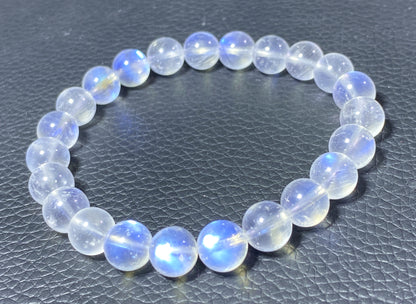 AAAA+ Moonstone Bracelet,Collectible Quality Moonstone Bracelet,8.3mm Bracelet,Girls Bracelet,Anniversary Gifts ET0366