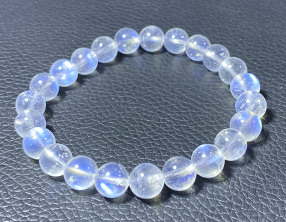 AAAA+ Moonstone Bracelet,Collectible Quality Moonstone Bracelet,8.3mm Bracelet,Girls Bracelet,Anniversary Gifts ET0366