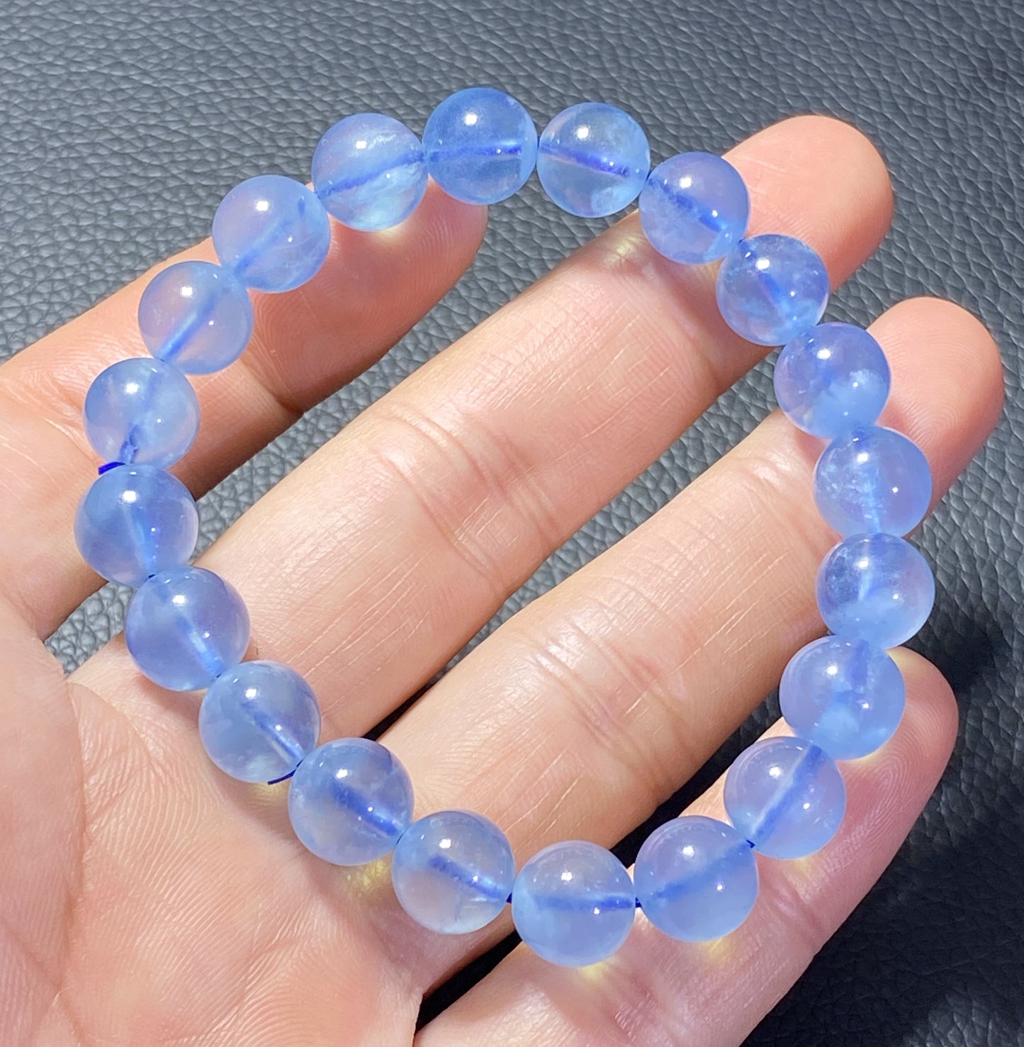 AAAA Natural Authentic Aquamarine Bracelet,March Birthstone,Gems Bracelet,Handmade Jewelry,Crystal Bracelet,Personalized Jewelry ET540