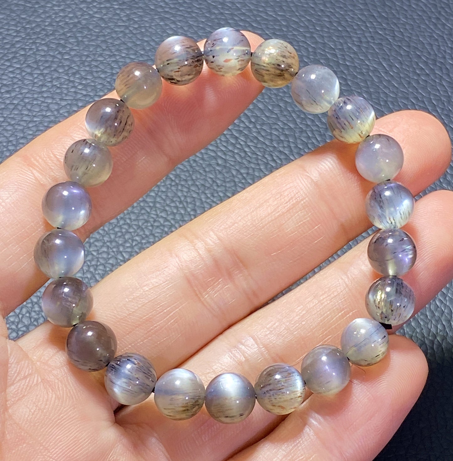 Black Sunstone,AAAA Natural Authentic Black Sunstone Bracelet,Crystal Bracelet,Gems Bracelet,Healing Stone Bracelet ET545