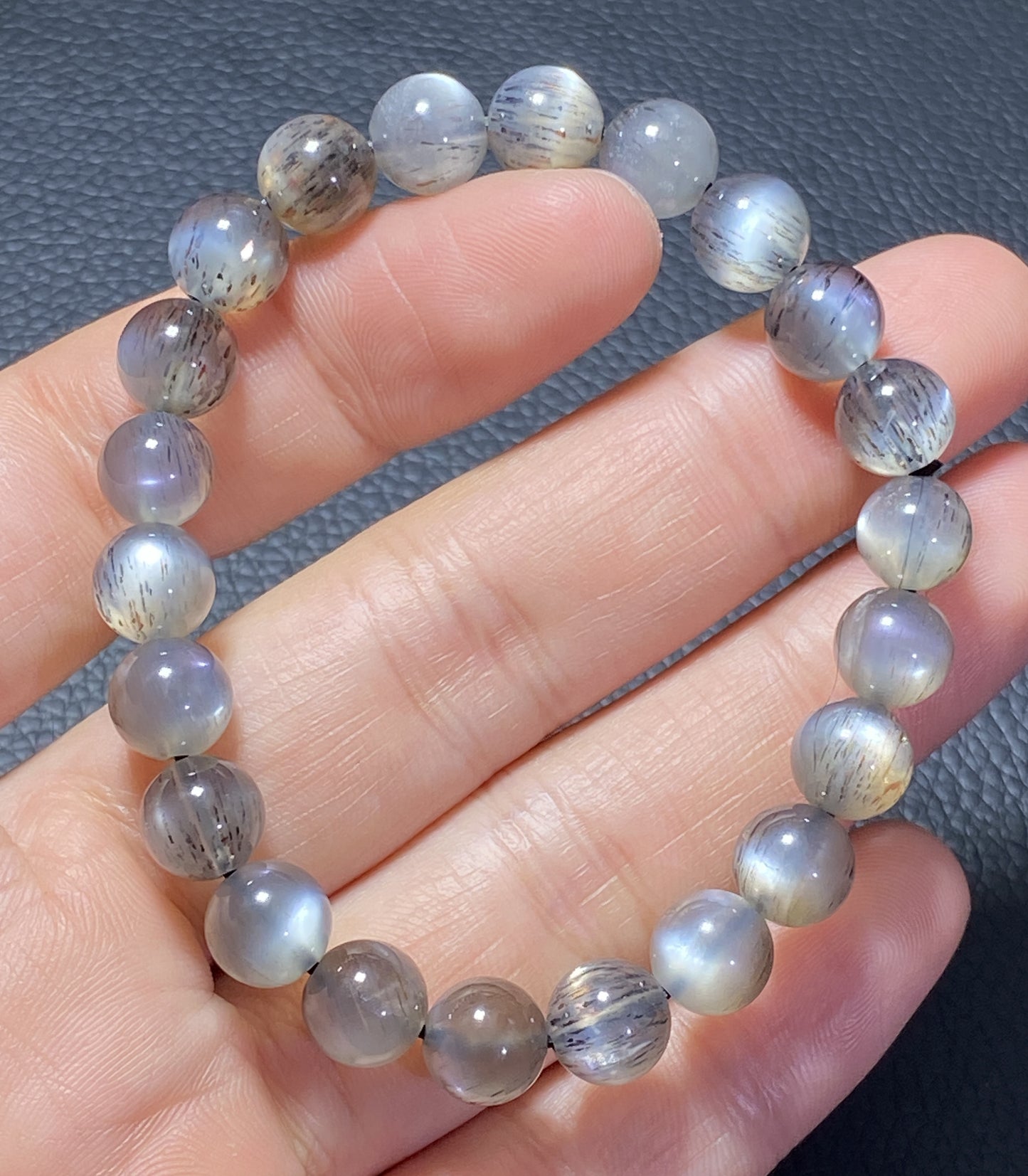 Black Sunstone,AAAA Natural Authentic Black Sunstone Bracelet,Crystal Bracelet,Gems Bracelet,Healing Stone Bracelet ET545