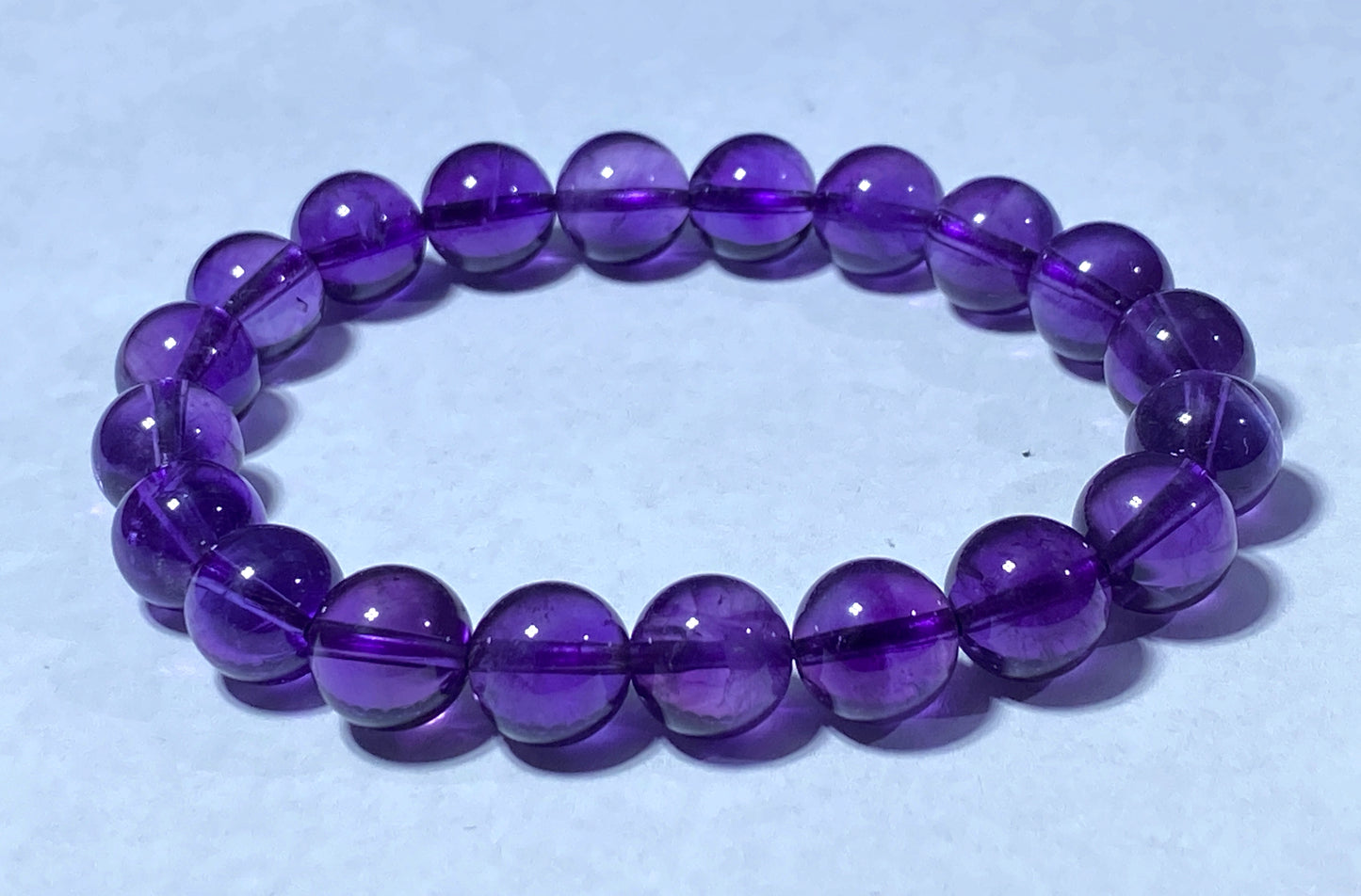 AAAA Natural Authentic Brazil Amethyst Bracelet, Crystal Bracelet,Gem Bracelet, Handmade Jewelry Bracelet ET554