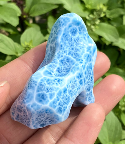 AAAA Natural Authentic Dominican Larimar Jewelry,Gems Jewelry,Gems Pendant,Crystal Pendant,ET555