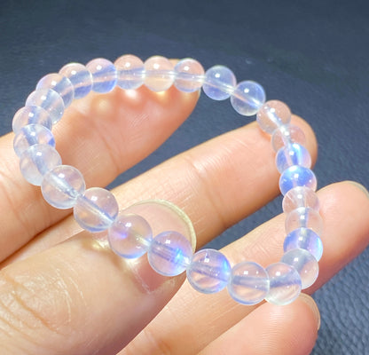 AAAA+ Moonstone Bracelet Collectible Quality Moonstone Bracelet,7mm Bracelet,Girls Bracelet,Anniversary Gifts,Gems Bracelet ET812