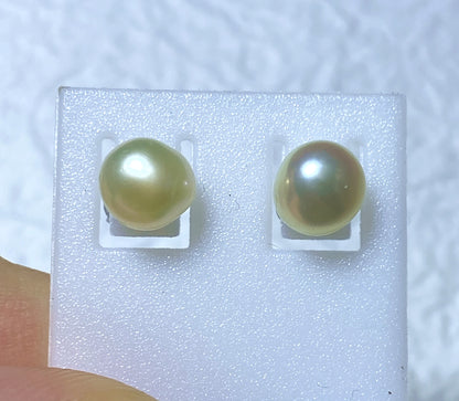 Natural pearl earrings,freshwater pearl earrings,pearl studs,women's jewelry,Birthstone Jewelry, Gift for Her,Gift For Mom