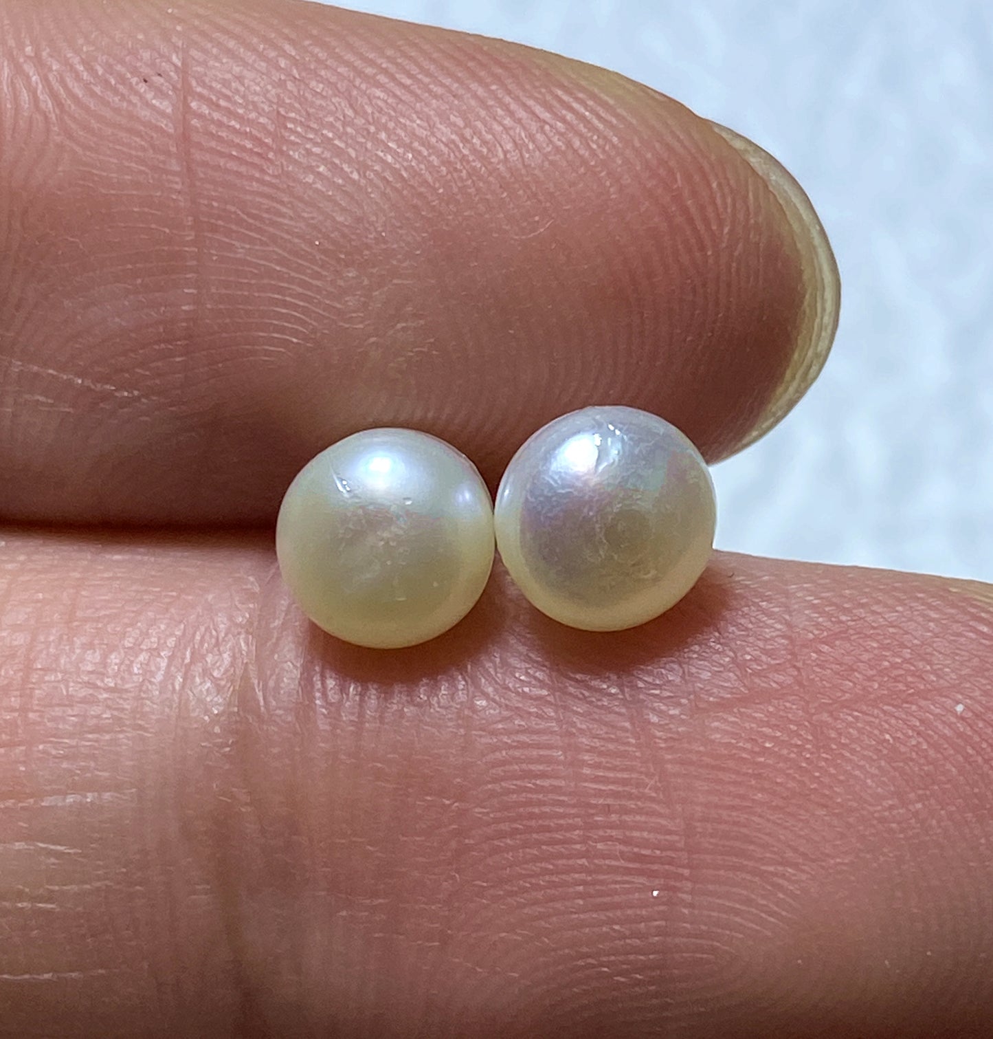 Natural pearl earrings,freshwater pearl earrings,pearl studs,women's jewelry,Birthstone Jewelry, Gift for Her,Gift For Mom