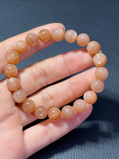 Sunstone,AAAA+ Natural Authentic Sunstone Bracelet,Crystal Bracelet,Gems Bracelet,Healing Stone Jewelry ET569