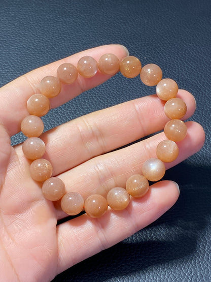 Sunstone,AAAA+ Natural Authentic Sunstone Bracelet,Crystal Bracelet,Gems Bracelet,Healing Stone Jewelry ET569