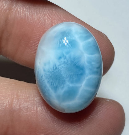 Natural Authentic Dominican Larimar Pendant,Larimar Stone,Larimar Jewelry,Larimar Necklace for Women,Oval Shaped Larimar,ET032