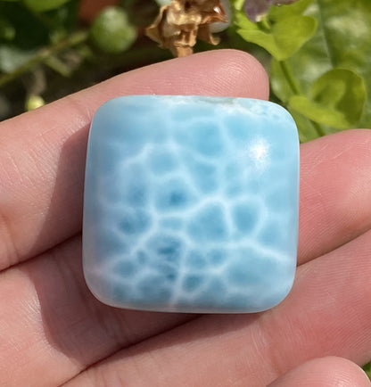 Natural Authentic Dominican Larimar Pendant,Larimar Stone,Larimar Jewelry,Larimar Necklace for Women,Pendant Necklace,ET0074