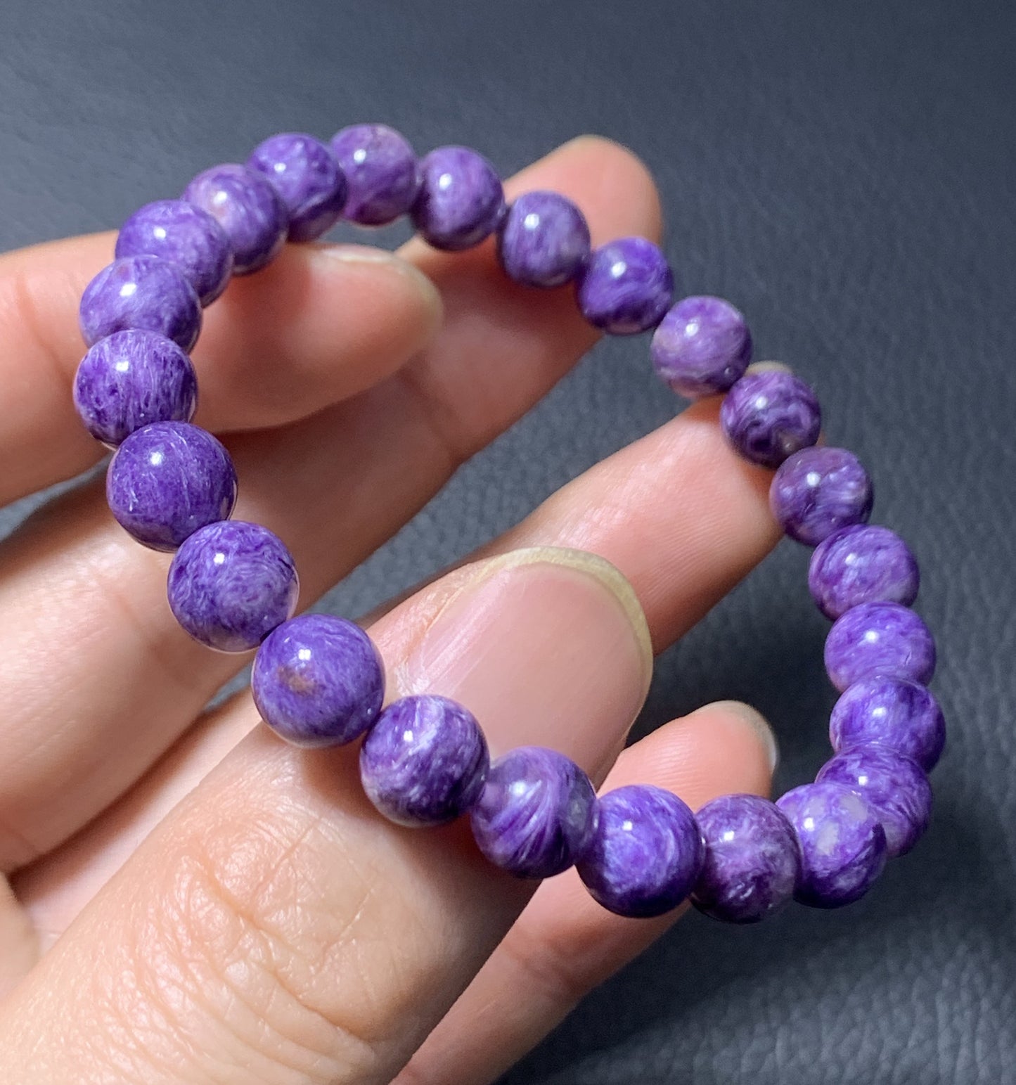 AAAA Natural Authentic Charoite Bracelet, Ultra -Powerful Bracelet,Crystal Bracelet,Gems Bracelet,8mm Bracelet ET171