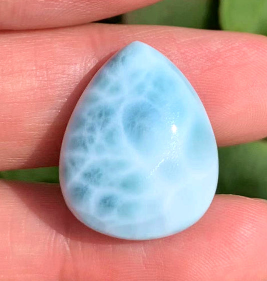 AA++ Natural Authentic Dominican Larimar Pendant,Larimar Necklace,Crystal Pendant,Gems Pendant ET059