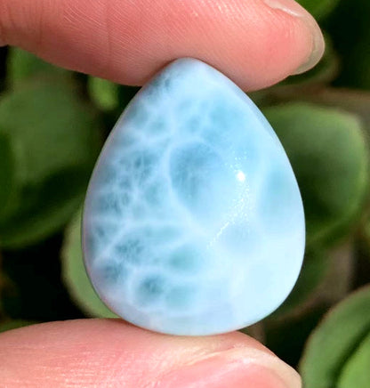 AA++ Natural Authentic Dominican Larimar Pendant,Larimar Necklace,Crystal Pendant,Gems Pendant ET059