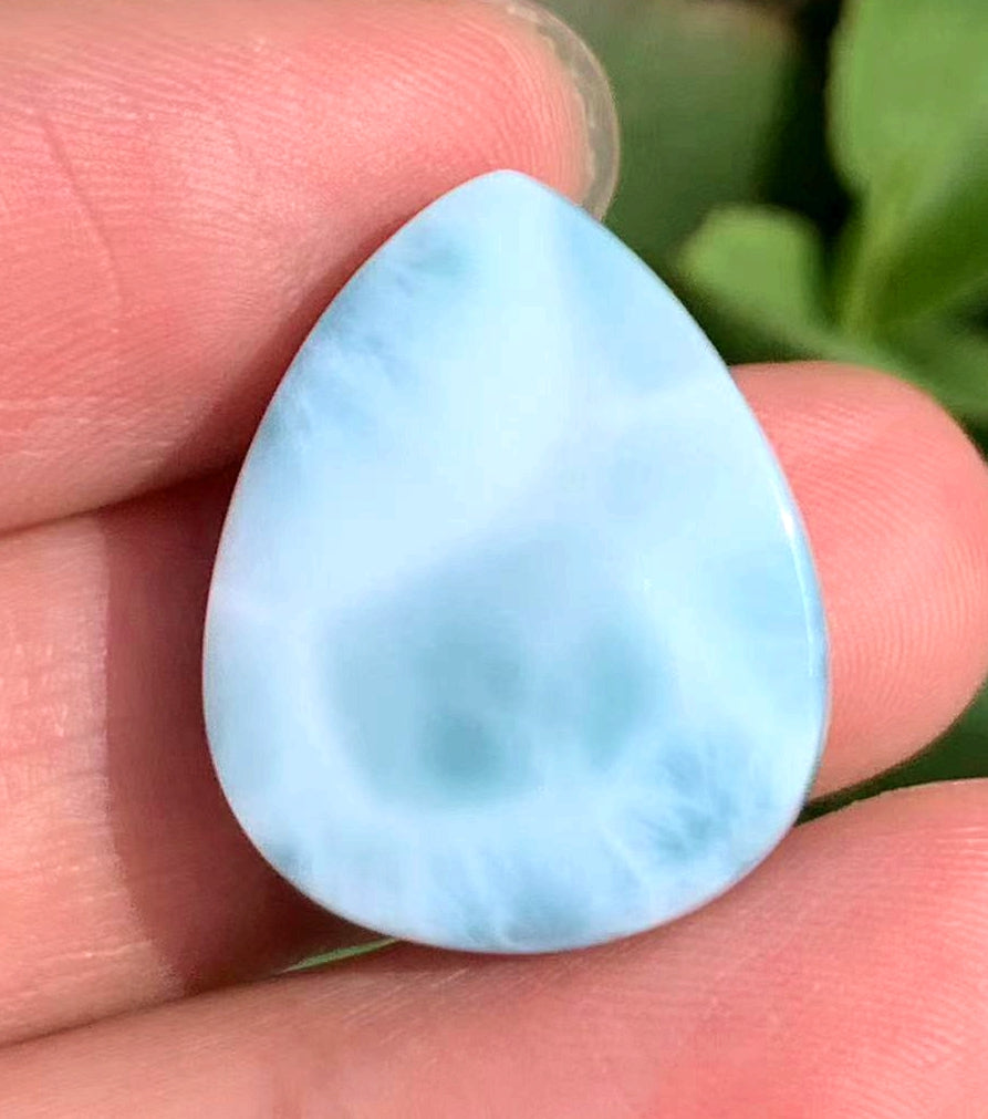 AA++ Natural Authentic Dominican Larimar Pendant,Larimar Necklace,Crystal Pendant,Gems Pendant ET059