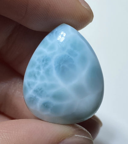 AA++ Natural Authentic Dominican Larimar Pendant,Larimar Necklace,Crystal Pendant,Gems Pendant ET059