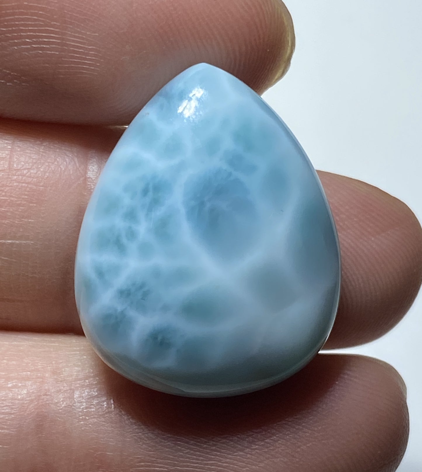 AA++ Natural Authentic Dominican Larimar Pendant,Larimar Necklace,Crystal Pendant,Gems Pendant ET059