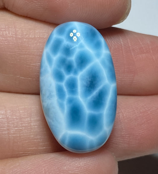 Larimar,AAAA+ Natural Authentic Dominican Larimar Pendant,Gems Jewelry,Crystal Jewelry,Larimar Jewelry ET213