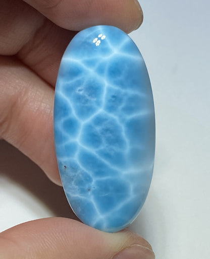 AAAA Natural Authentic Dominican Larimar Pendant,Larimar Necklace,Crystal Pendant,Gems Pendant ET260