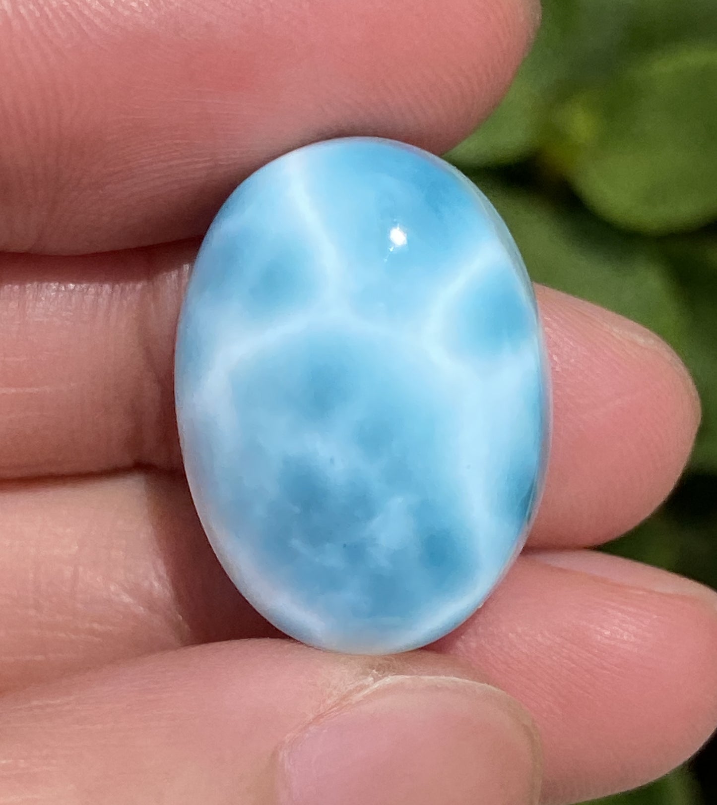 AAA Natural Authentic Dominican Larimar Pendant,Larimar Necklace,Crystal Pendant,Gems Pendant ET222