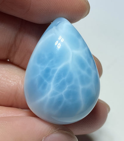 AAA+ Natural Authentic Dominican Larimar Pendant,Larimar Necklace,Crystal Pendant,Gems Pendant ET296