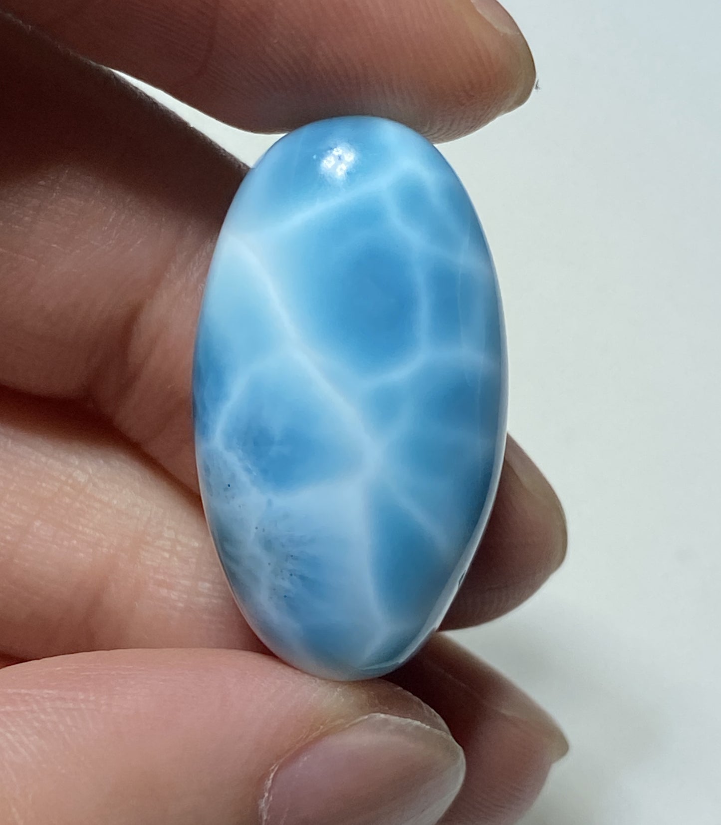 AAAA+ Natural Authentic Dominican Larimar Pendant,Larimar Necklace,Crystal Pendant,Gems Pendant ET309