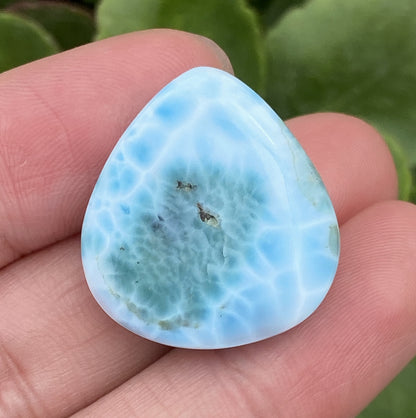 AAAA+ Natural Authentic Dominican Larimar Pendant,Gems Jewelry,Gems Pendant,Crystal Pendant,ET315