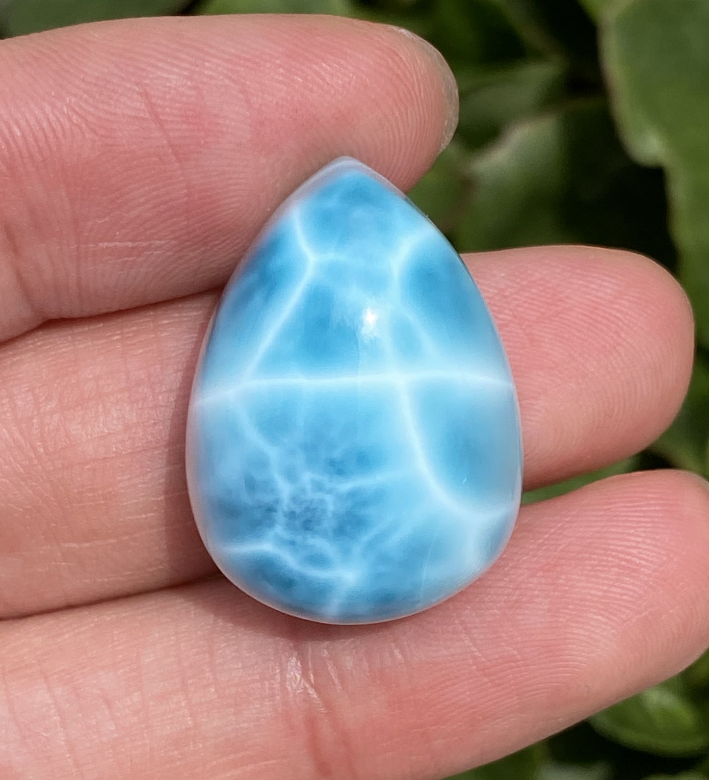 AAAA+ Natural Authentic Dominican Larimar Pendant,Gems Jewelry,Gems Pendant,Crystal Pendant,ET318