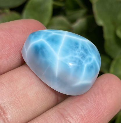 AAAA+ Natural Authentic Dominican Larimar Pendant,Gems Jewelry,Gems Pendant,Crystal Pendant,ET318