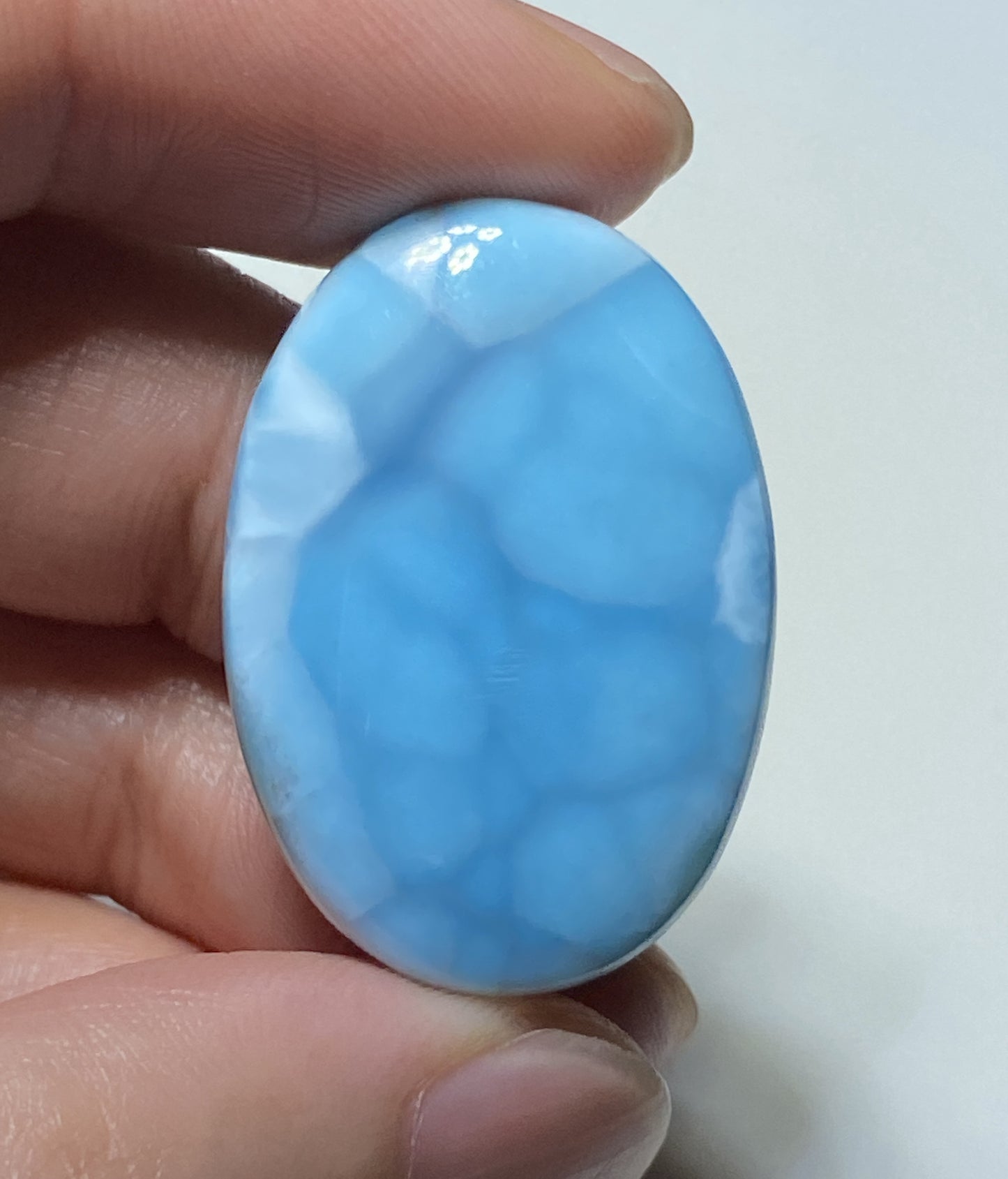 AAA+ Natural Authentic Dominican Larimar Pendant,Larimar Necklace,Crystal Pendant,Gems Pendant ET167