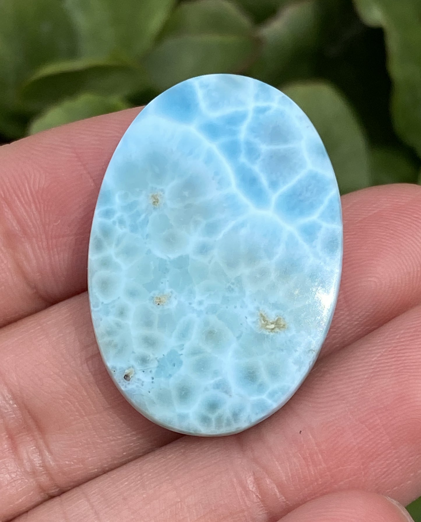 AAA+ Natural Authentic Dominican Larimar Pendant,Larimar Necklace,Crystal Pendant,Gems Pendant ET167