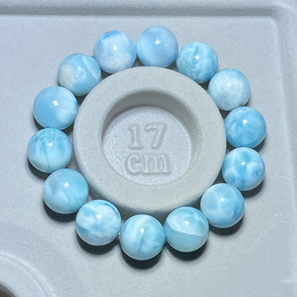 AAA Natural Authentic Dominican Larimar Bracelet,Larimar,Crystal Bracelet,Gems Bracelet ET308