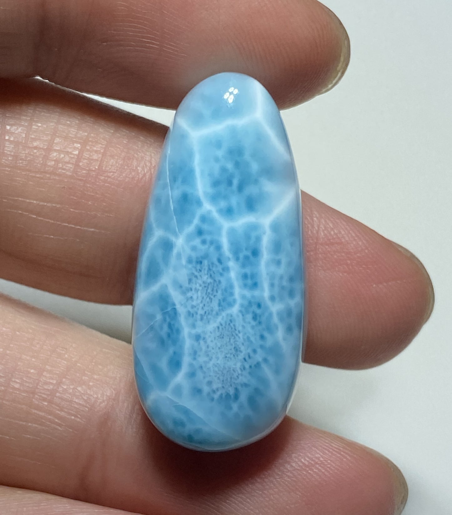 AAA+ Natural Authentic Dominican Larimar Pendant,Gems Jewelry,Gems Pendant,Crystal Pendant,ET314