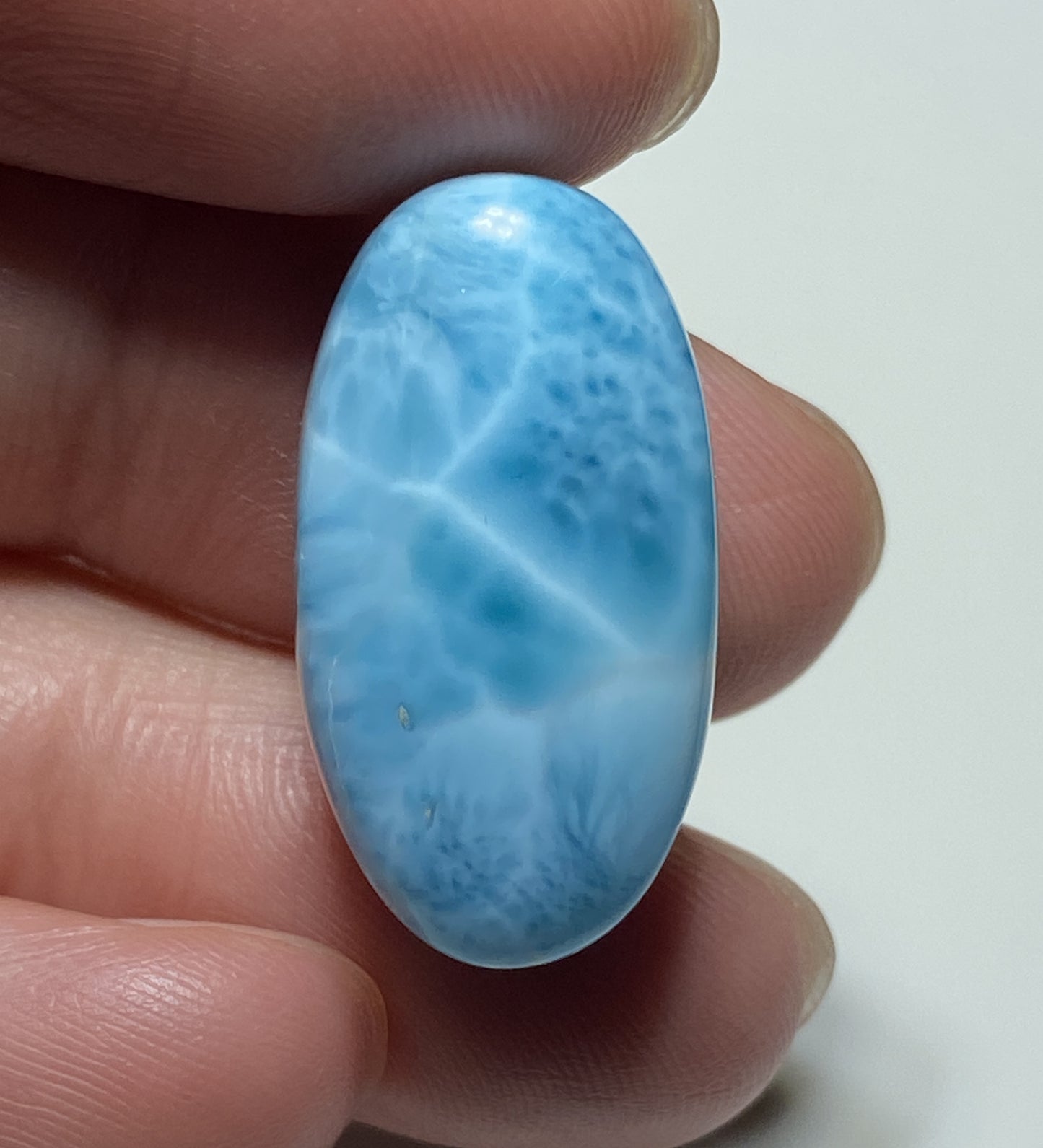 AAAA Natural Authentic Dominican Larimar Pendant,Gems Jewelry,Gems Pendant,Crystal Pendant,ET321