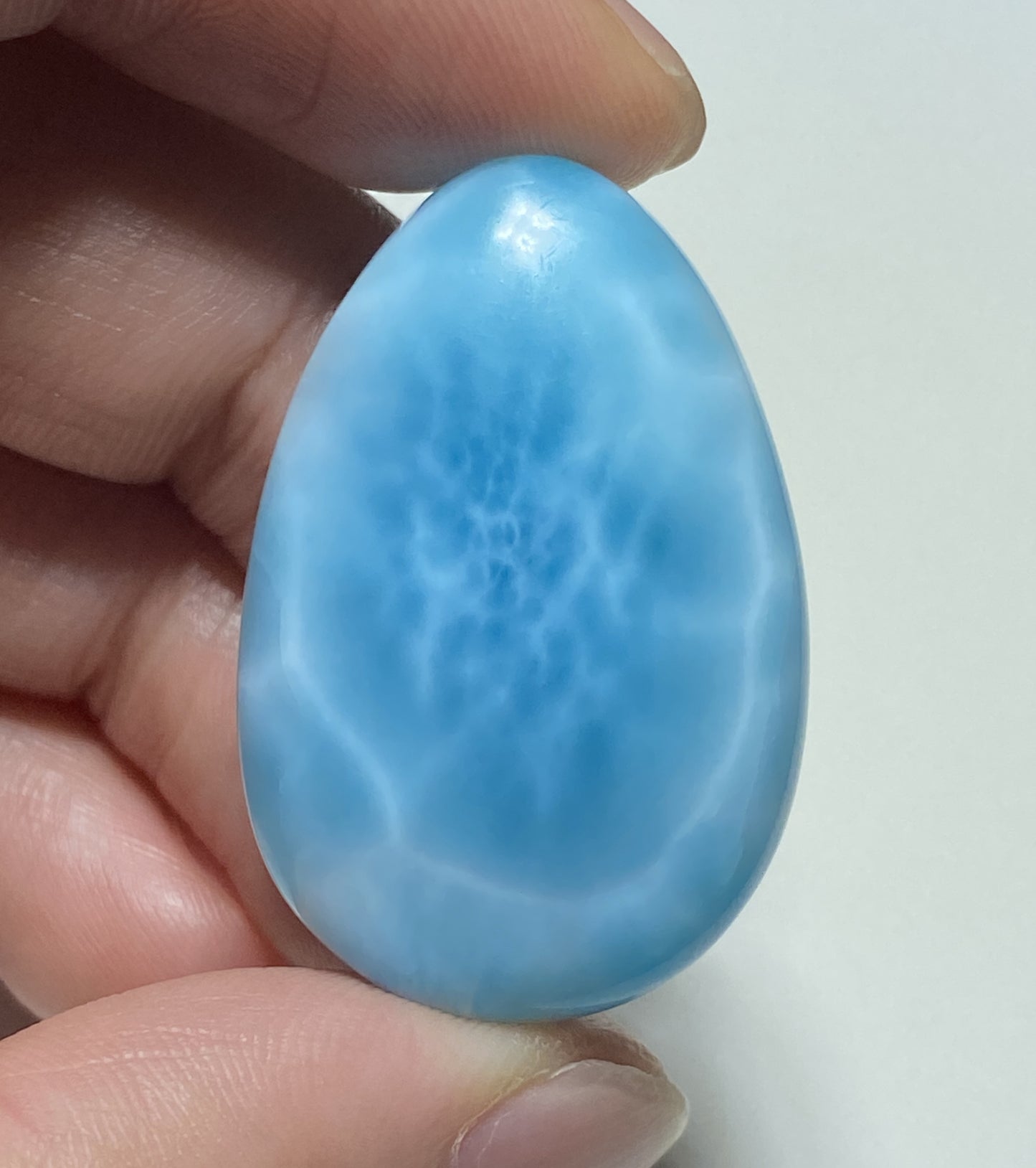 AAAA Natural Authentic Dominican Larimar Pendant,Gems Jewelry,Gems Pendant,Crystal Pendant,ET330