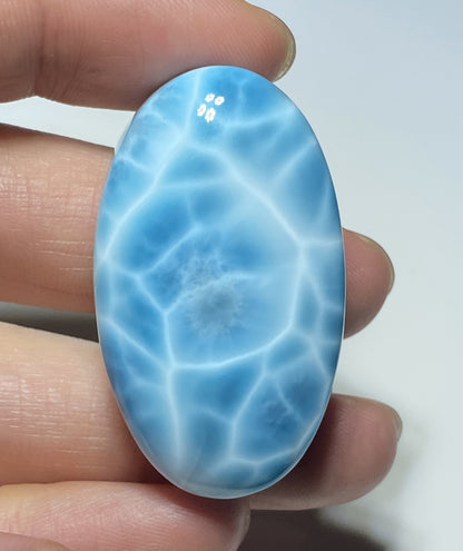 AAAAA+ Natural Authentic Dominican Larimar Pendant,Gems Jewelry,Gems Pendant,Crystal Pendant,ET357