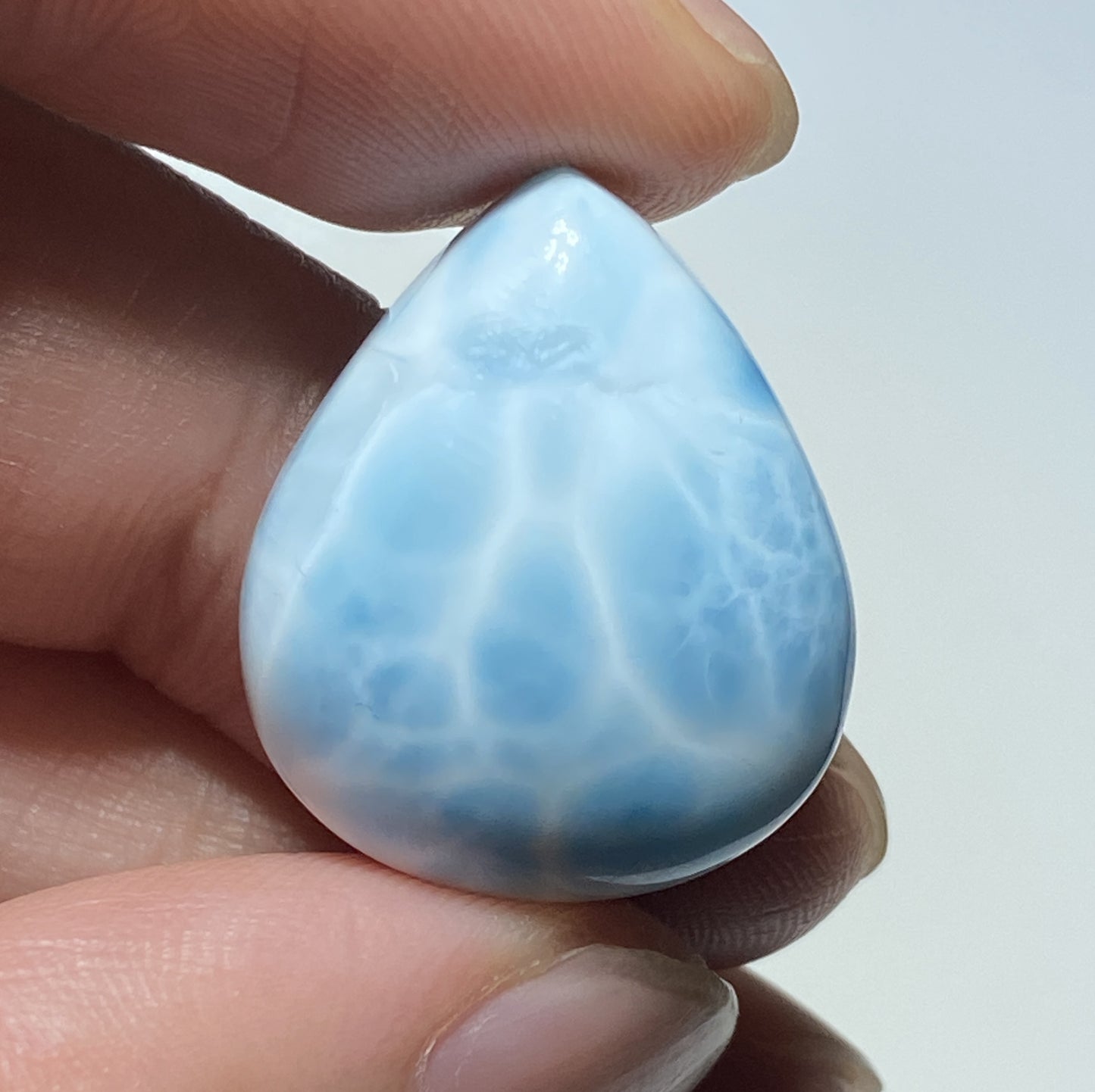 AAA+ Natural Authentic Dominican Larimar Pendant,Gems Jewelry,Gems Pendant,Crystal Pendant,ET383