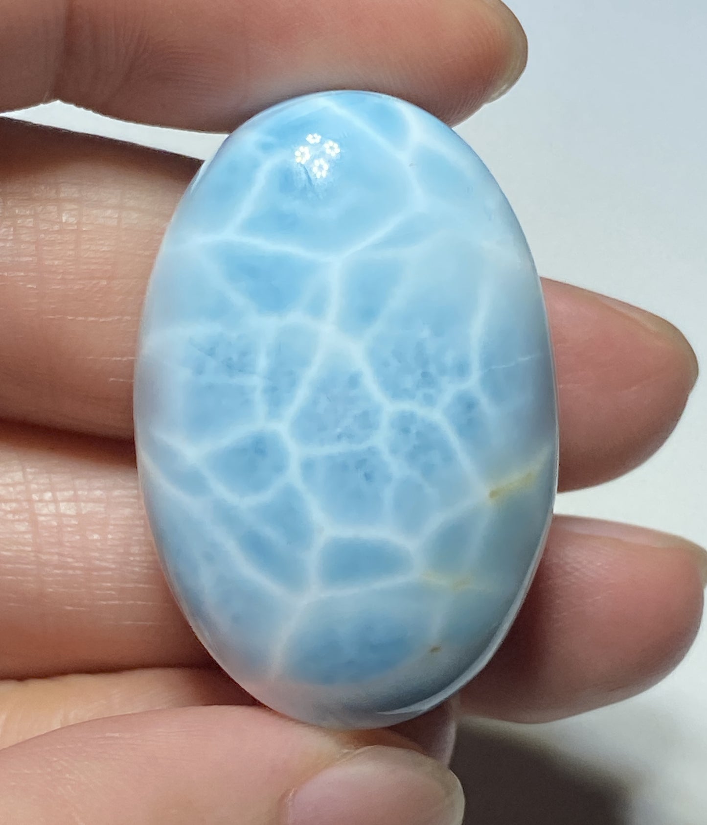 AAA+ Natural Authentic Dominican Larimar Pendant,Gems Jewelry,Gems Pendant,Crystal Pendant,ET384