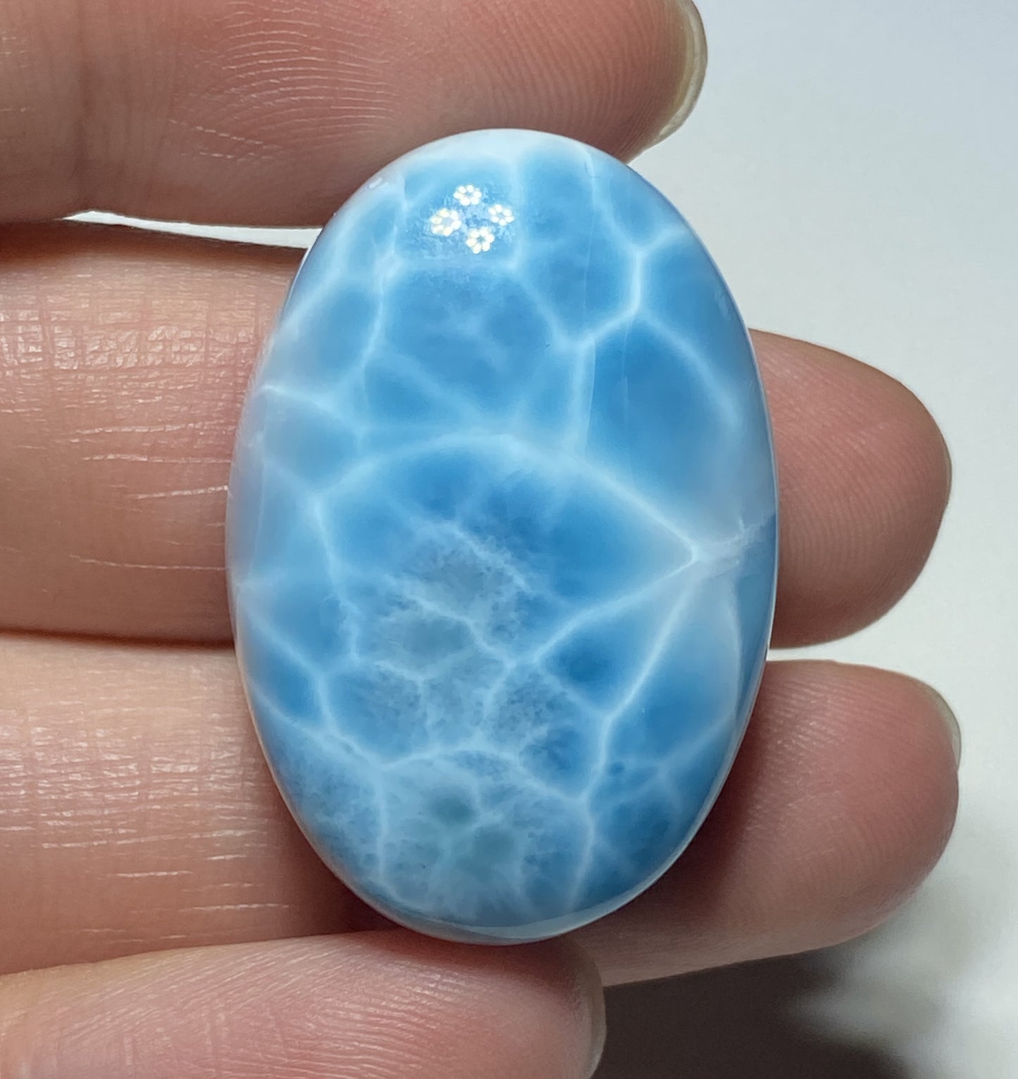 AAAA Natural Authentic Dominican Larimar Pendant,Gems Jewelry,Gems Pendant,Crystal Pendant,ET389