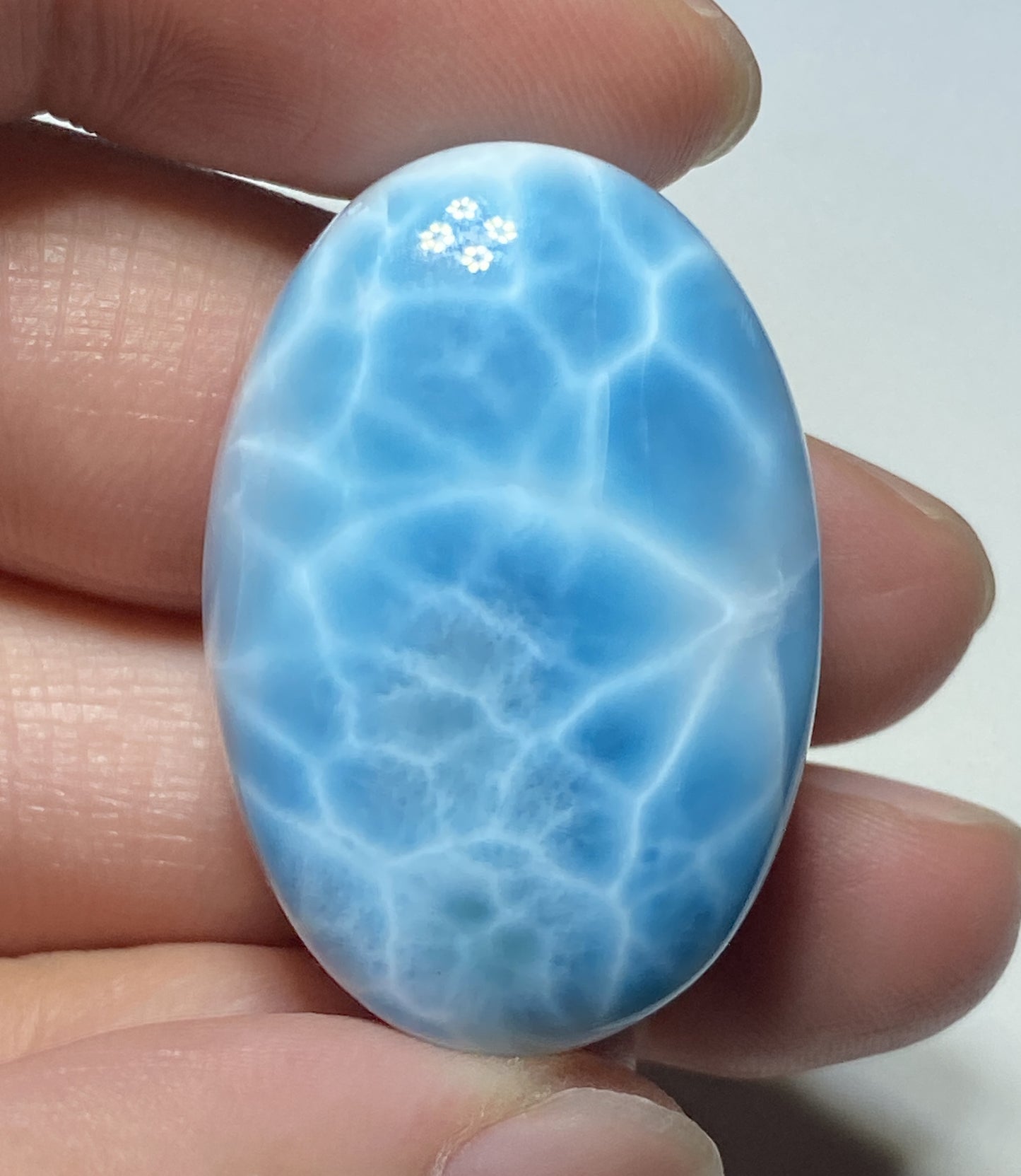 AAAA Natural Authentic Dominican Larimar Pendant,Gems Jewelry,Gems Pendant,Crystal Pendant,ET389