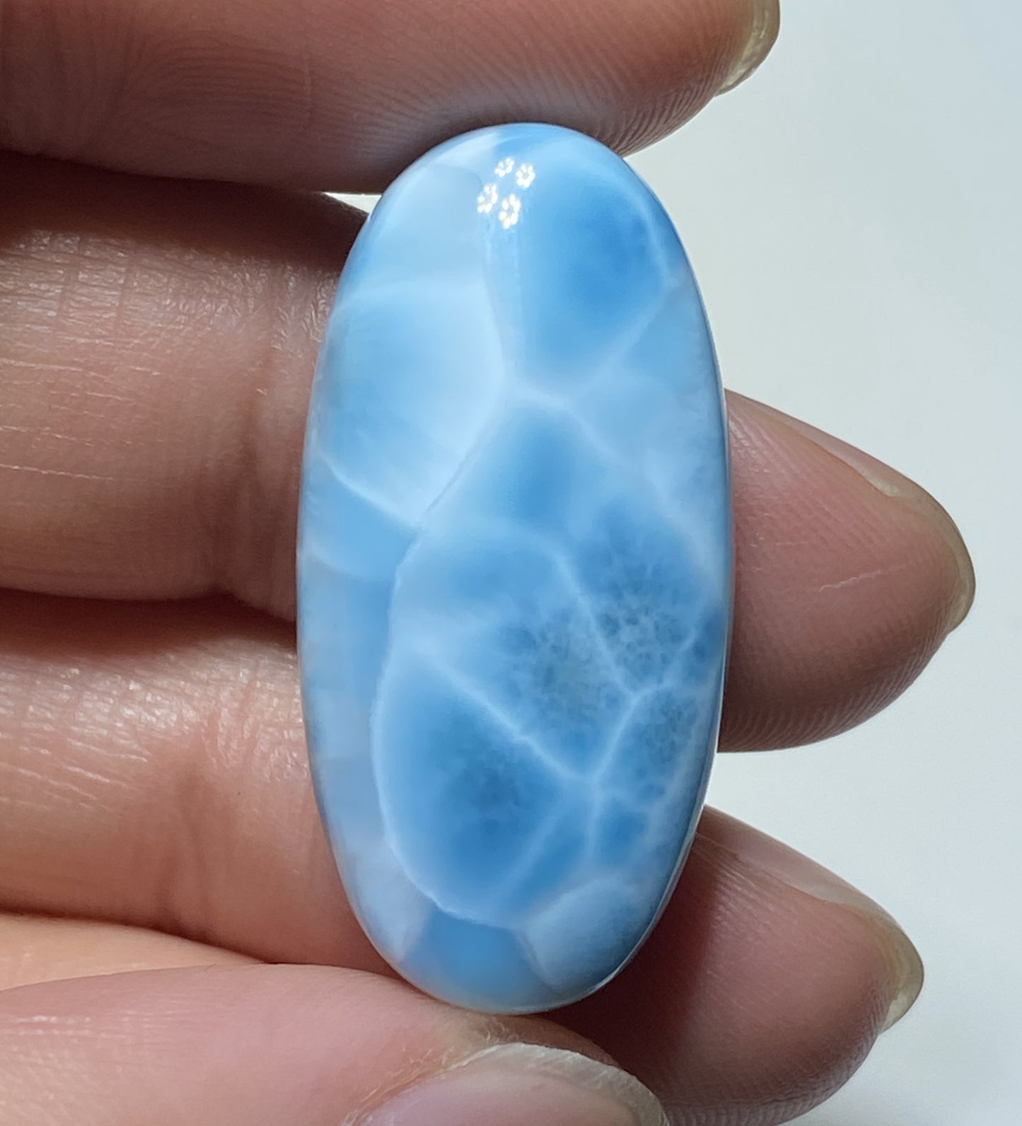 AAAA Natural Authentic Dominican Larimar Pendant,Gems Jewelry,Gems Pendant,Crystal Pendant,ET412