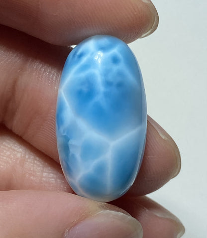 AAAA+ Natural Authentic Dominican Larimar Pendant,Gems Jewelry,Gems Pendant,Crystal Pendant,ET445