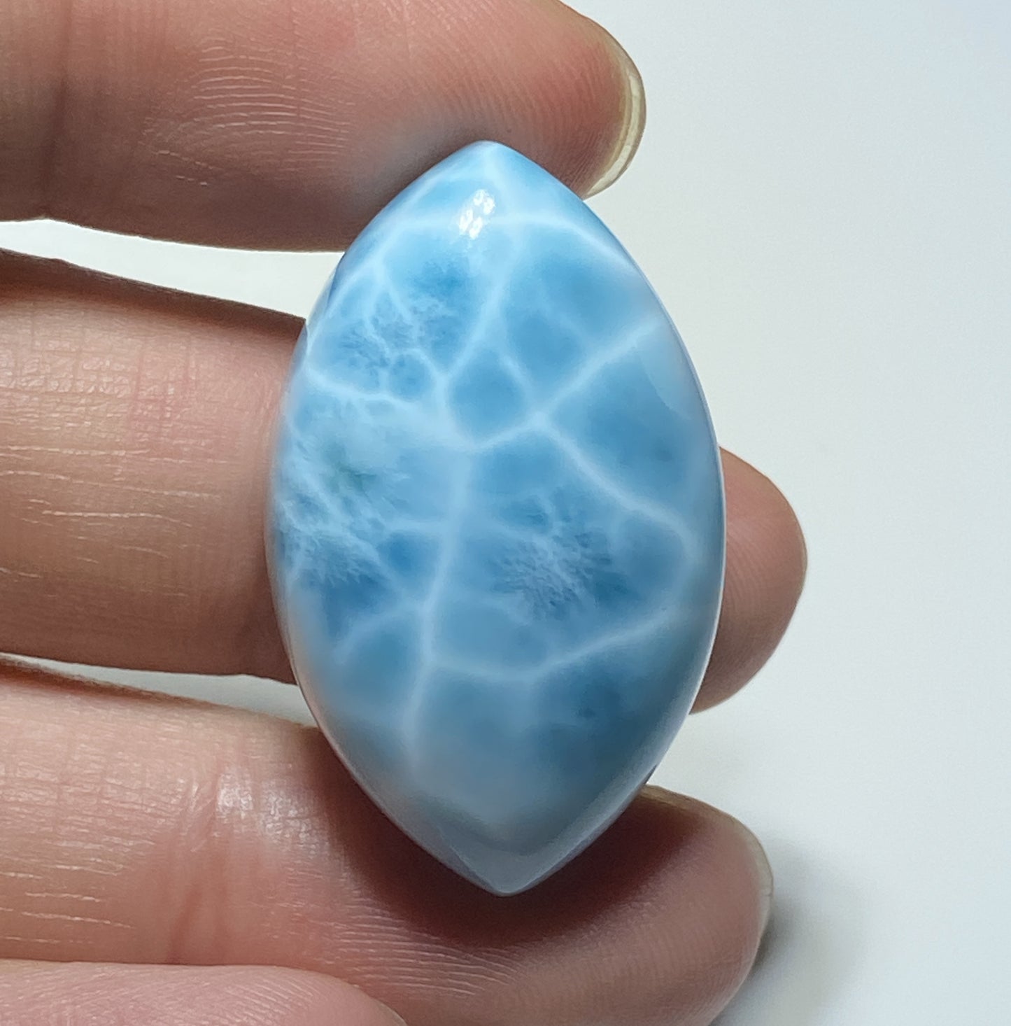 AAAA Natural Authentic Dominican Larimar Pendant,Gems Jewelry,Gems Pendant,Crystal Pendant,ET447