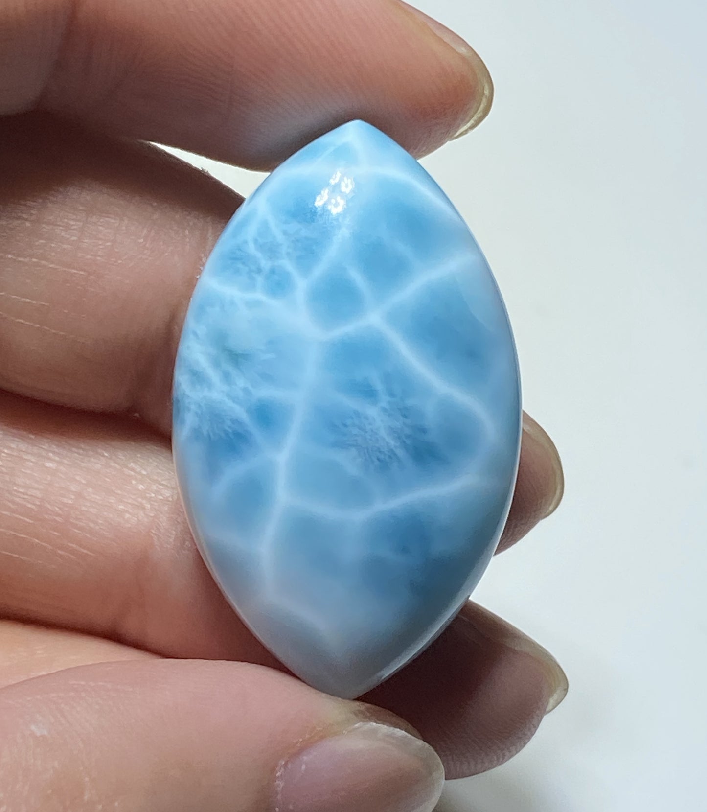 AAAA Natural Authentic Dominican Larimar Pendant,Gems Jewelry,Gems Pendant,Crystal Pendant,ET447