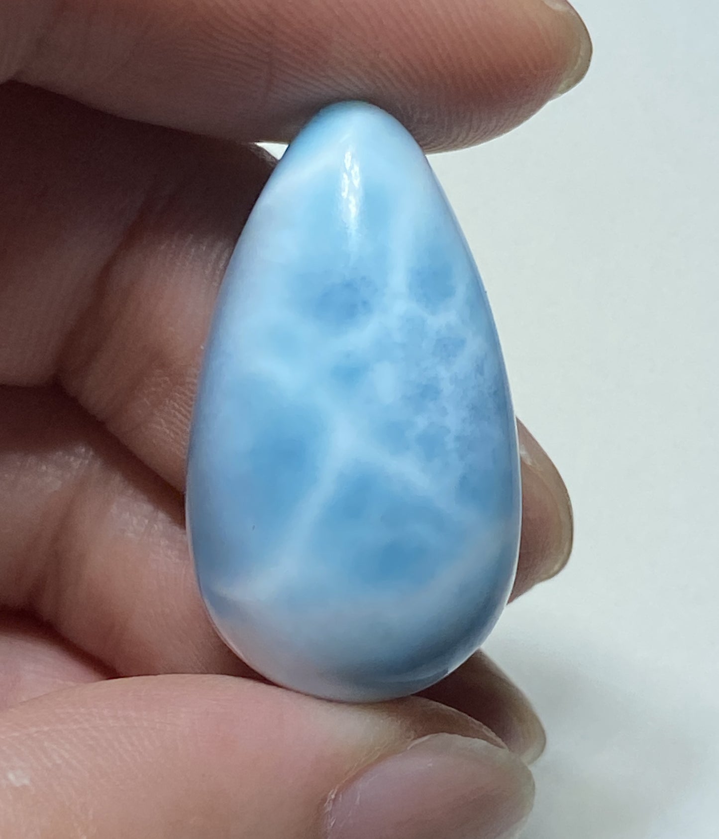 AAA Natural Authentic Dominican Larimar Pendant,Gems Jewelry,Gems Pendant,Crystal Pendant,ET458