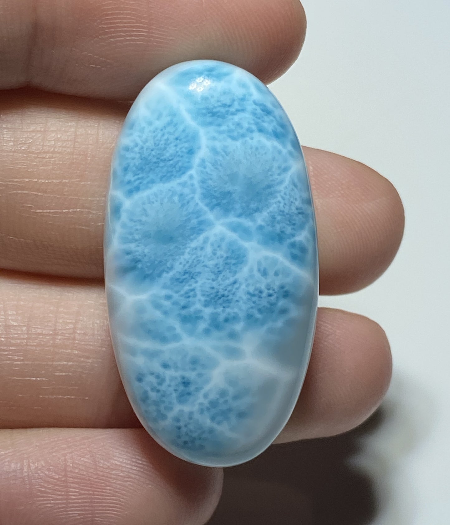 AAAA Natural Authentic Dominican Larimar Pendant,Gems Jewelry,Gems Pendant,Crystal Pendant,ET491