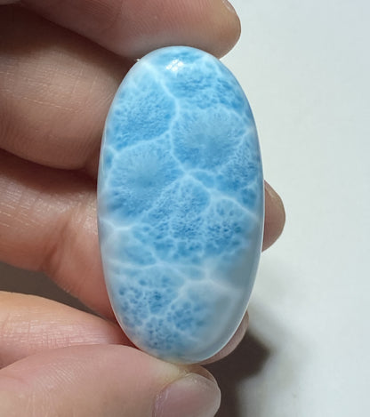 AAAA Natural Authentic Dominican Larimar Pendant,Gems Jewelry,Gems Pendant,Crystal Pendant,ET491