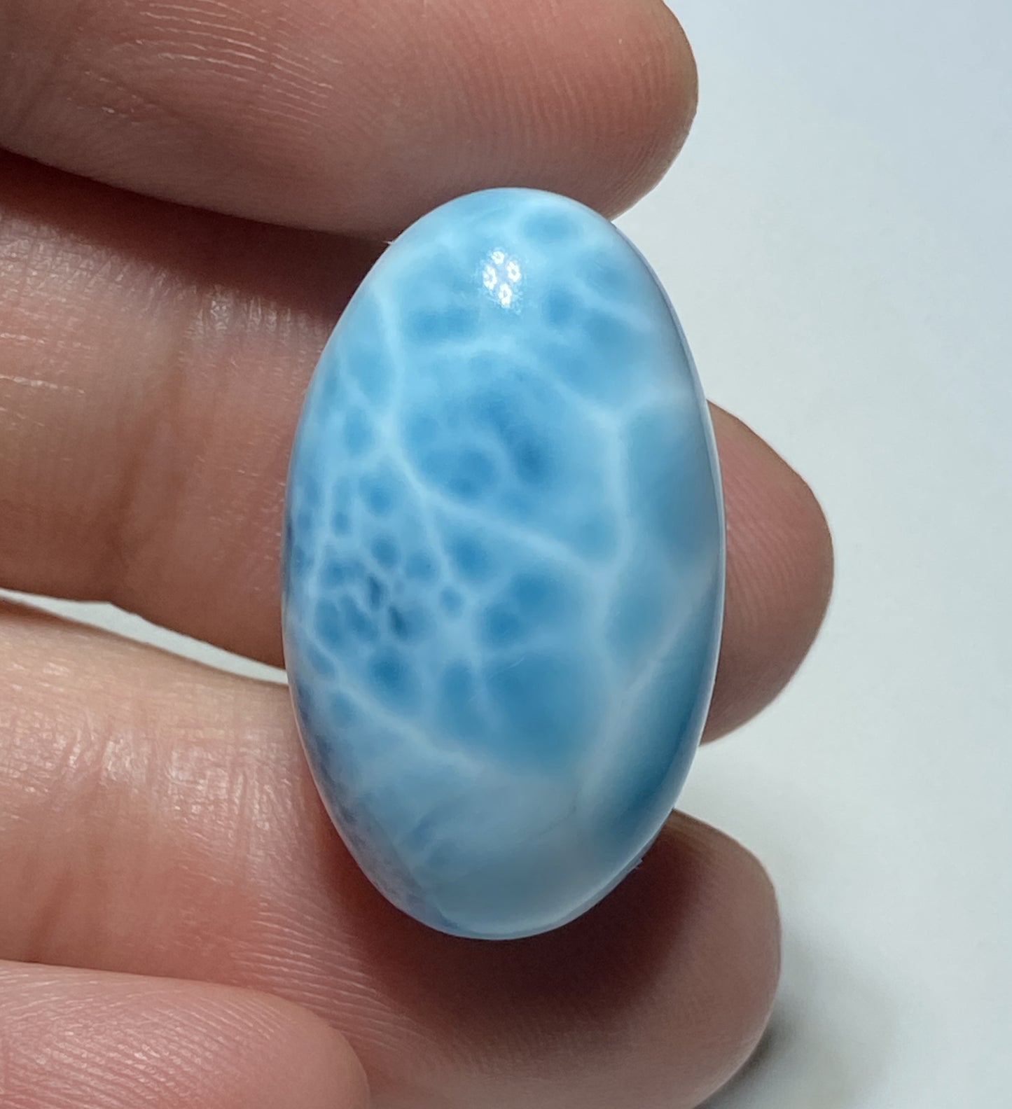 AAAA Natural Authentic Dominican Larimar Pendant,Gems Jewelry,Gems Pendant,Crystal Pendant,ET494